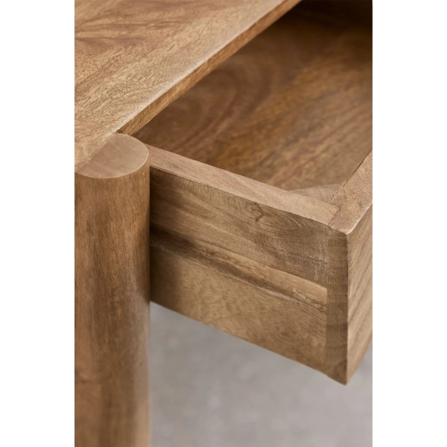 Stolik nocny z drewna mango Antonela 45x45 cm