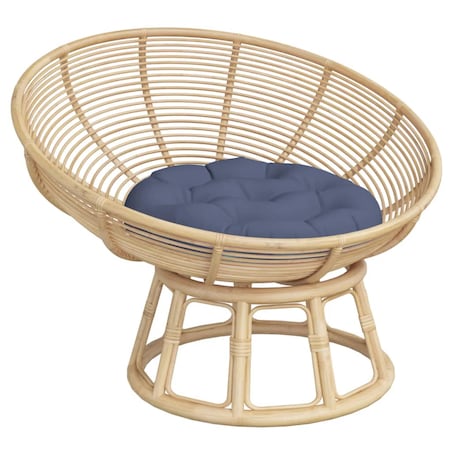 vidaXL Okrągła poduszka, grafitowa, Ø 60x11 cm, tkanina Oxford