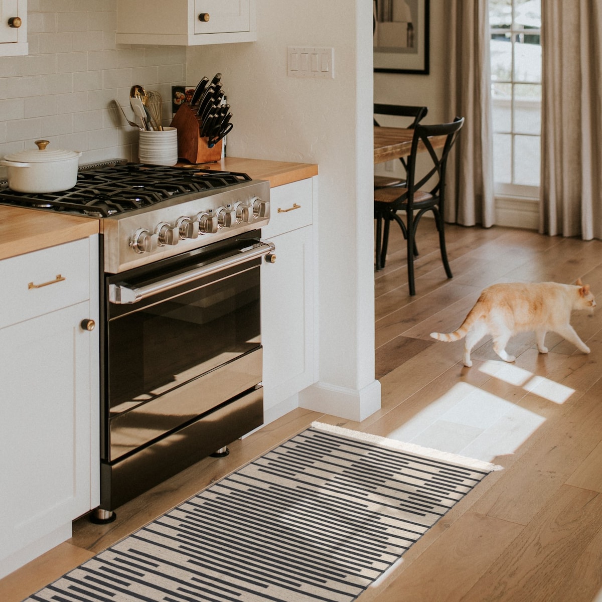 Dywan Kilim Modern 60x120 cm e-floor boho czarny