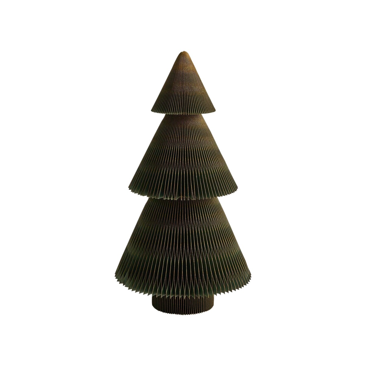 Zestaw 2 dekoracji świątecznych VEFSNA Choinka 90/122 cm Beżowy/zielony