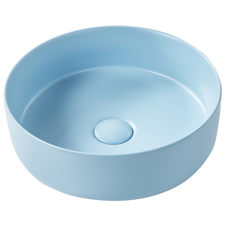 Umywalka nablatowa GUDAR Niebieski ⌀ 37 cm Ceramika