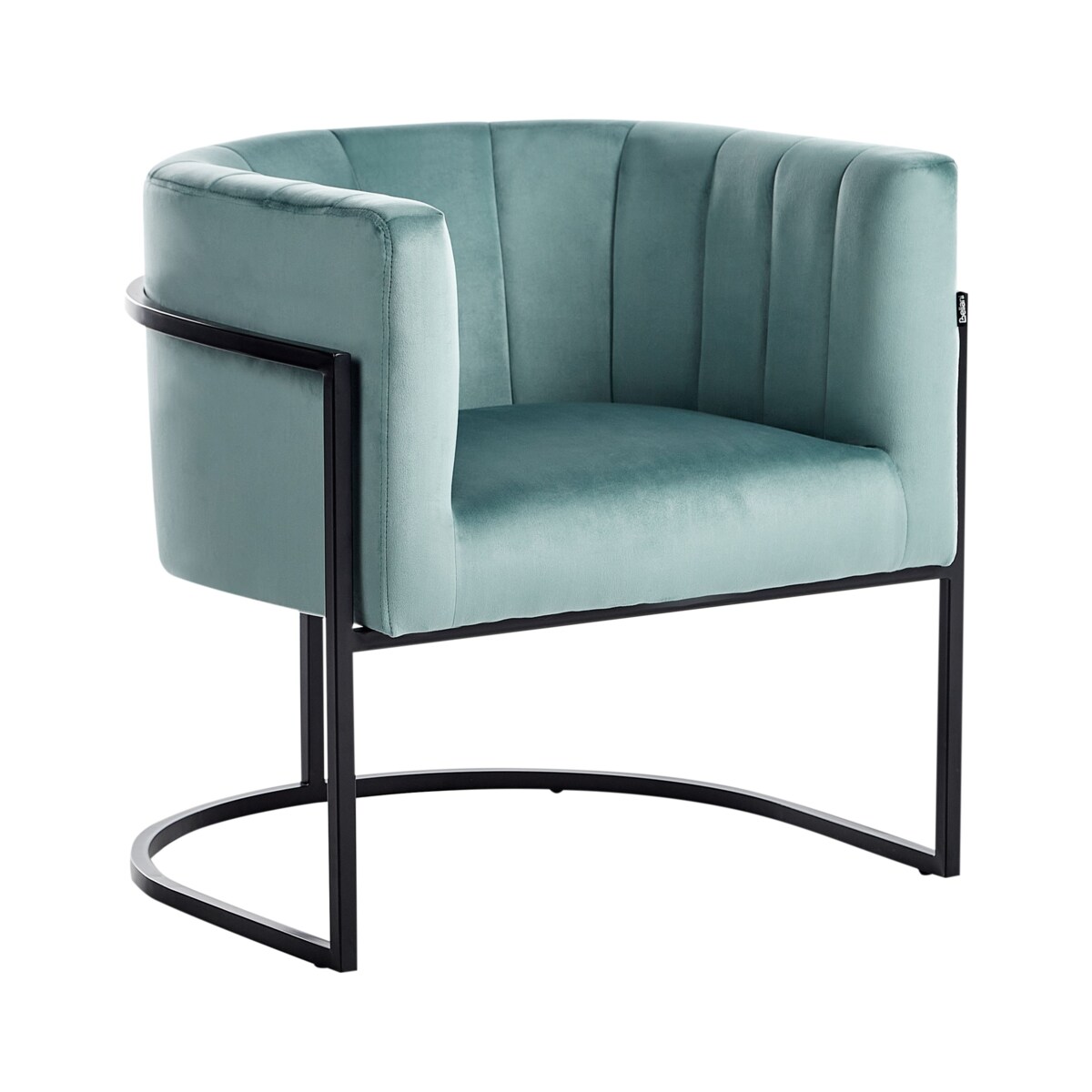 Fotel LARVIK II Welur Miętowy