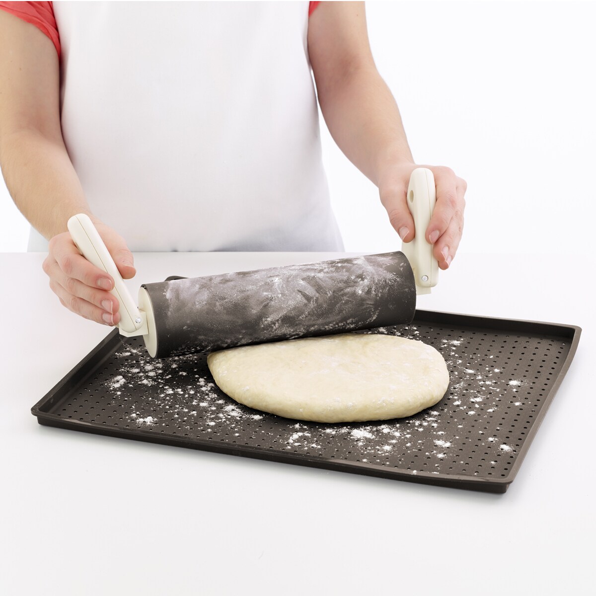 Mata do pizzy prostokątna – perforowana / Lekue