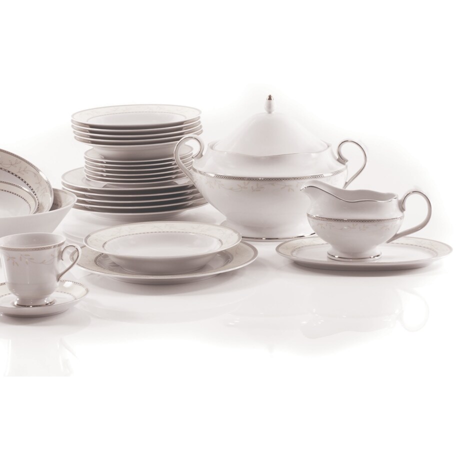 Zestaw talerzy dla 6 osób 18 el. Astra Marzenie Platynowe B601