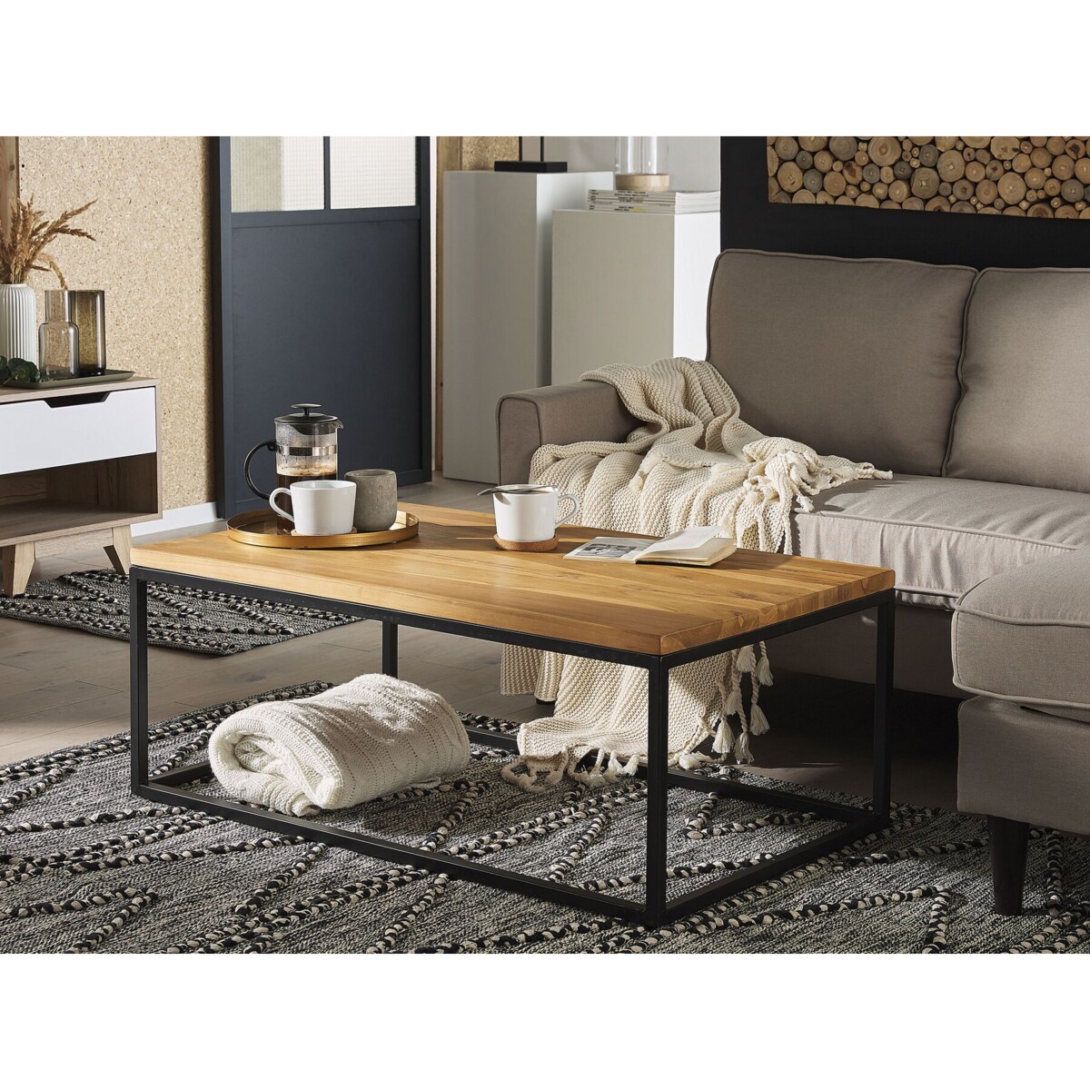 Stolik kawowy jasne drewno PROVO II