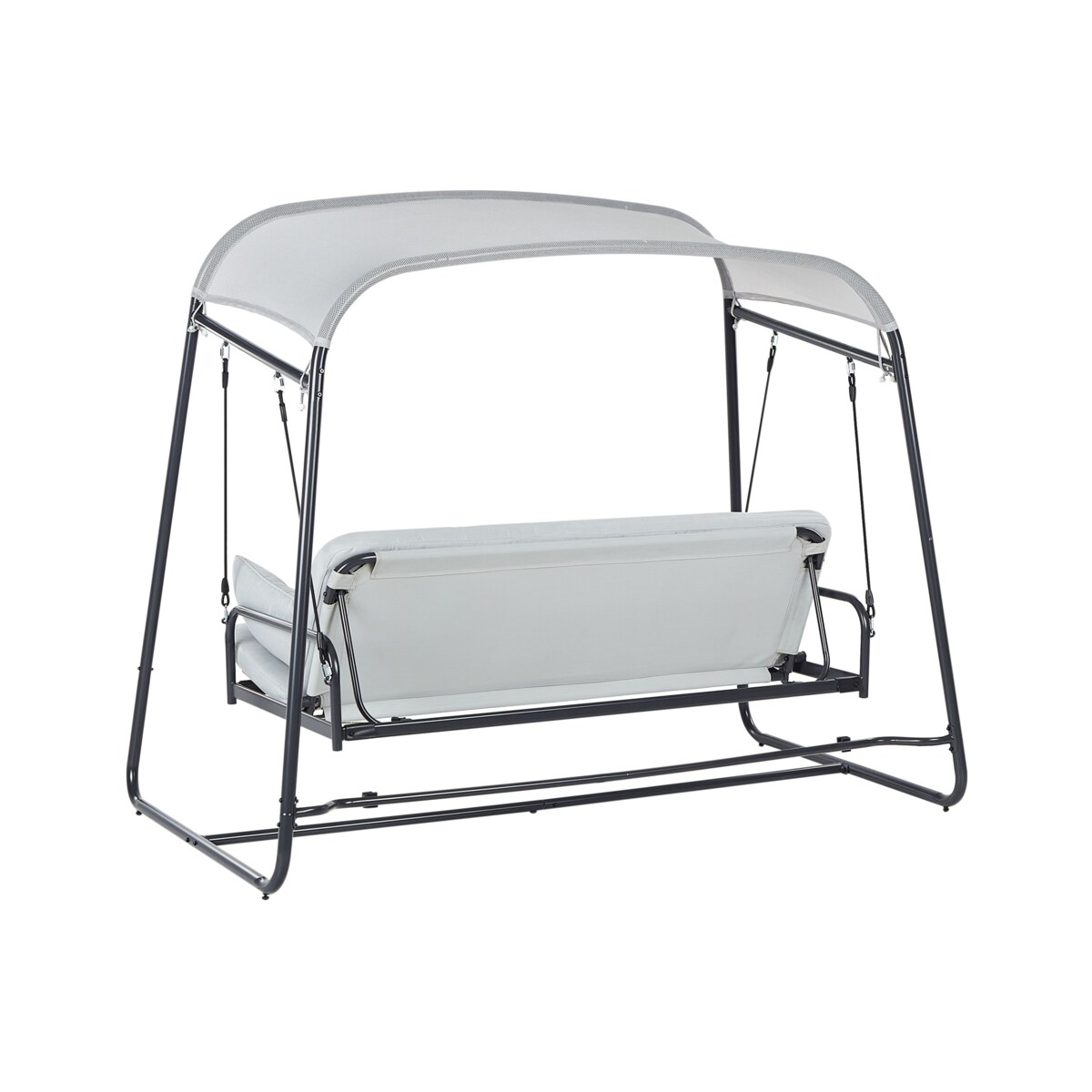 Huśtawka ogrodowa MARSCIANO Metal Jasnoszary