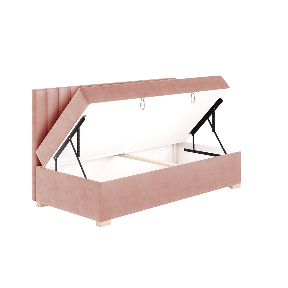 Mesonica Łóżko Chill, linie różowe, 90x200