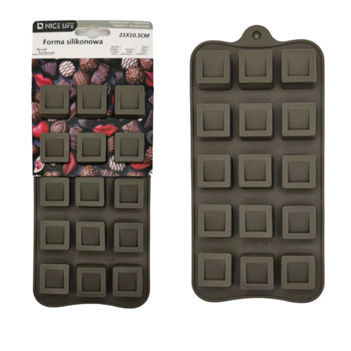 forma silikonowa choko ice cube do pralinek i czekolady