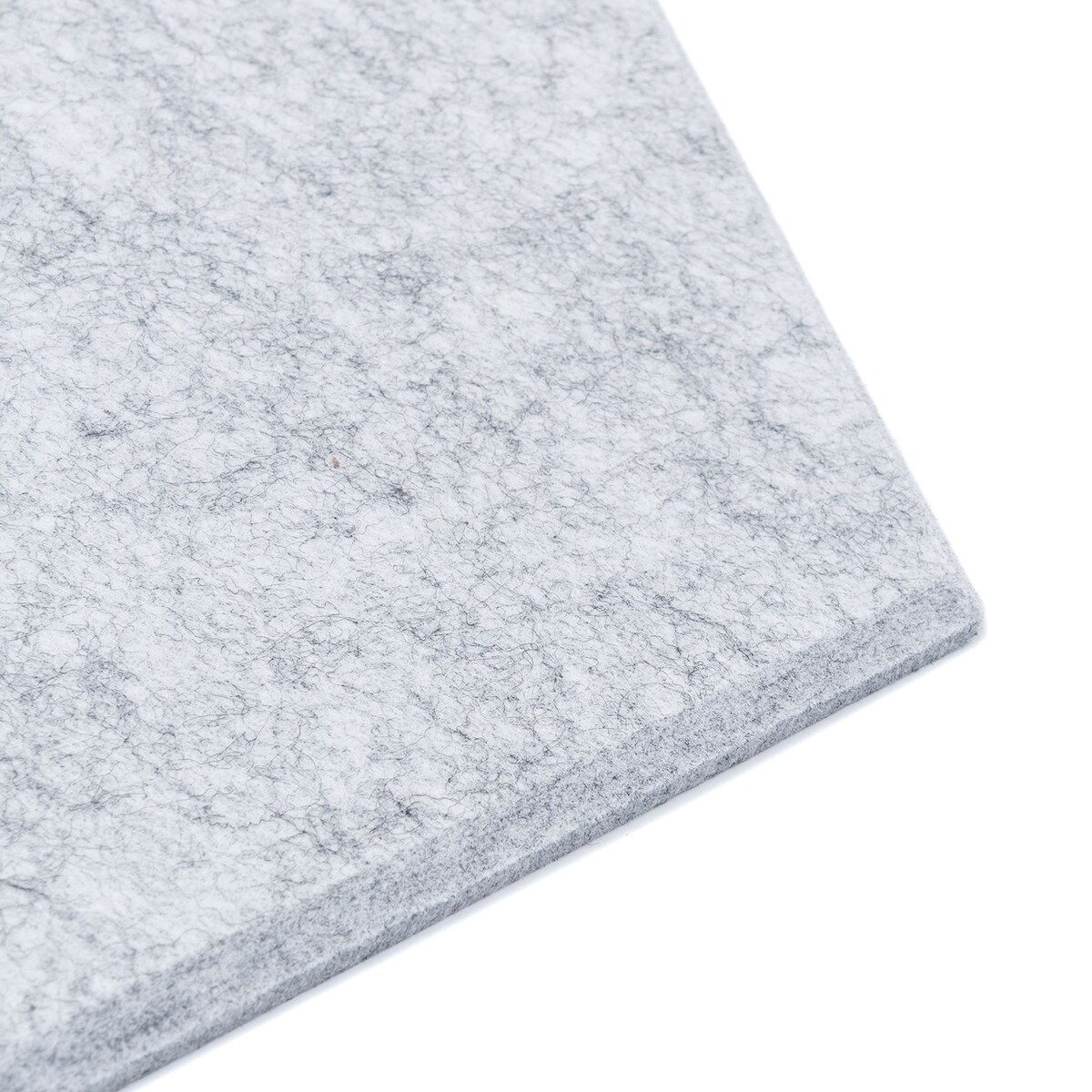 Zestaw 2 szt panel filcowy Felly 40x46 cm płytka heksagon gładki szary