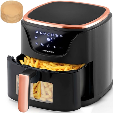 Frytkownica beztłuszczowa AIR FRYER 5l 1500w Berdsen