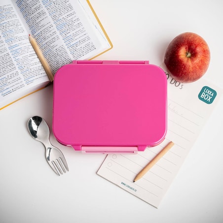 LEKKABOX CLASSIC mini lunchbox z przegródkami, Berry