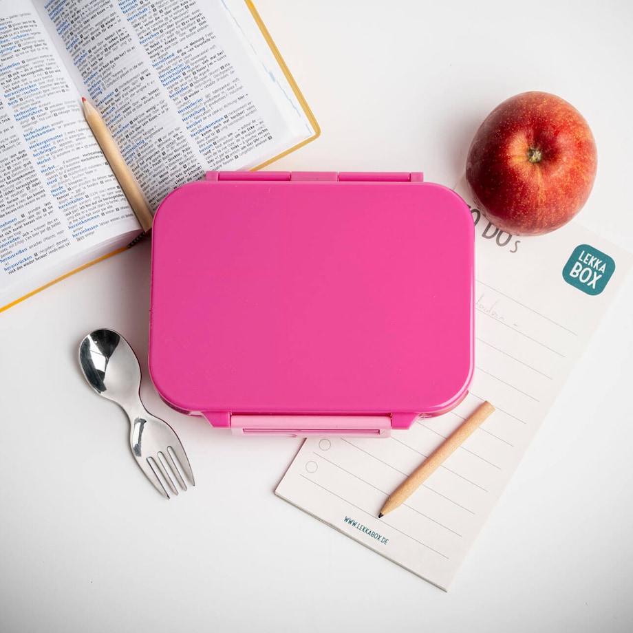LEKKABOX CLASSIC mini lunchbox z przegródkami, Berry
