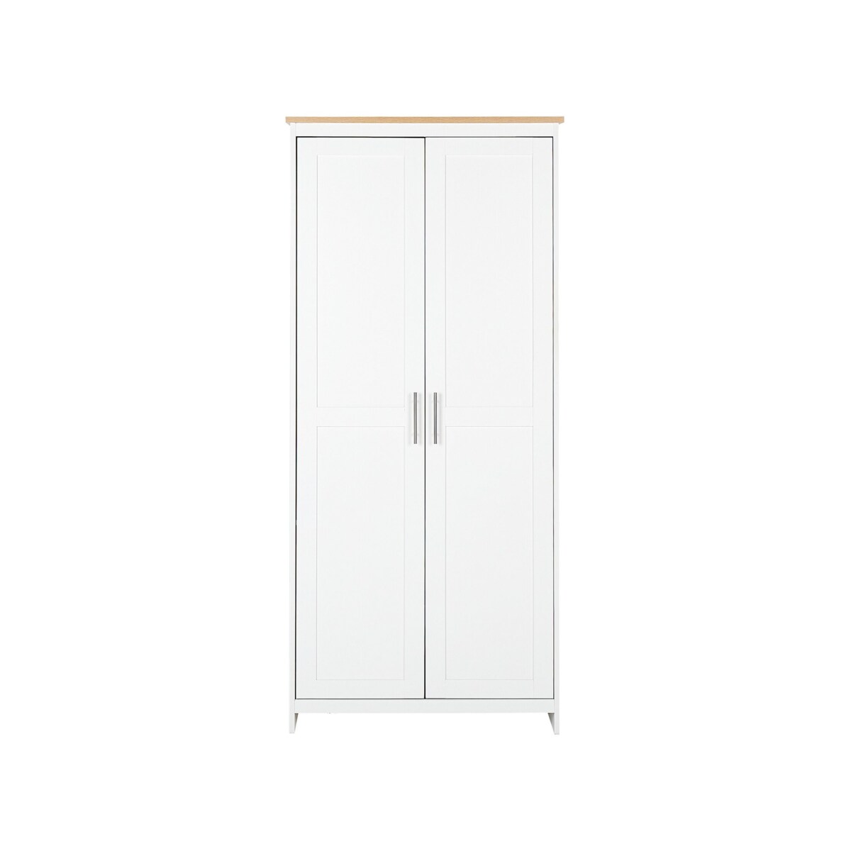 Szafa dwudrzwiowa biała SELLIN