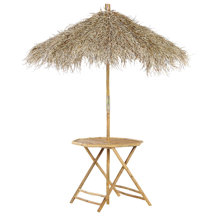 Stolik bistro MOLISE 85 cm 85 cm Bambus Jasnobrązowy