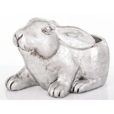 Osłonka cementowa 15x13x22 cm KRÓLIK srebrny