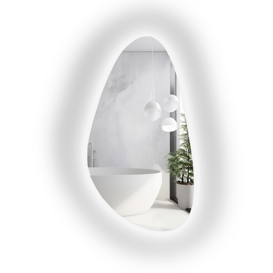 Lustro o nieregularnym kształcie z podświetleniem - SYDERYT LED