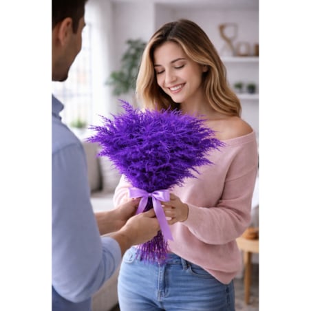 Asparagus Milka – bukiet , 50 szt., wysokość ok. 80 cm, 550–600 g