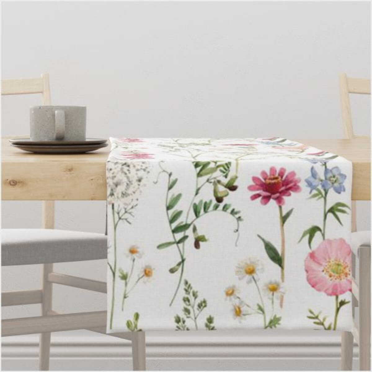 Bieżnik wiosenny SPRING wzór SP17 | sielski ogród - 40 x 140 cm