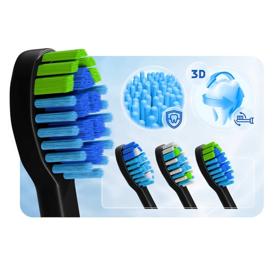 Szczoteczka soniczna do zębów Berdsen Galaxy czarna + etui 322000