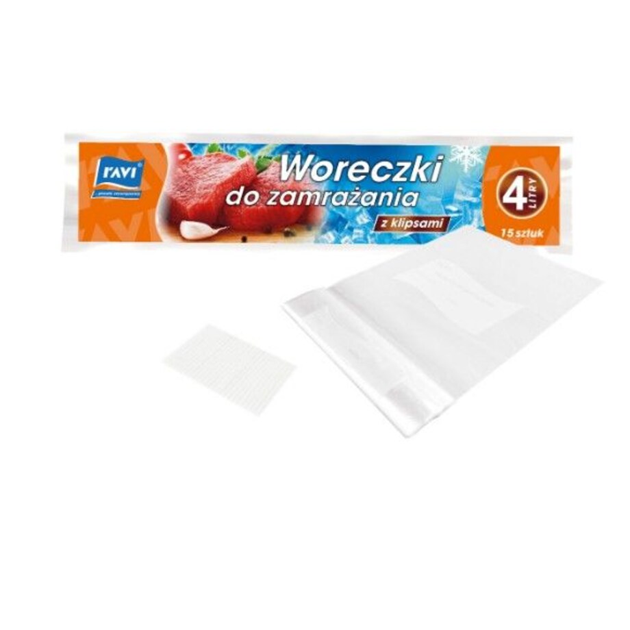 woreczki do zamrażania owoce warzywa mięso 4L pojemne zamrażarka jedzenie