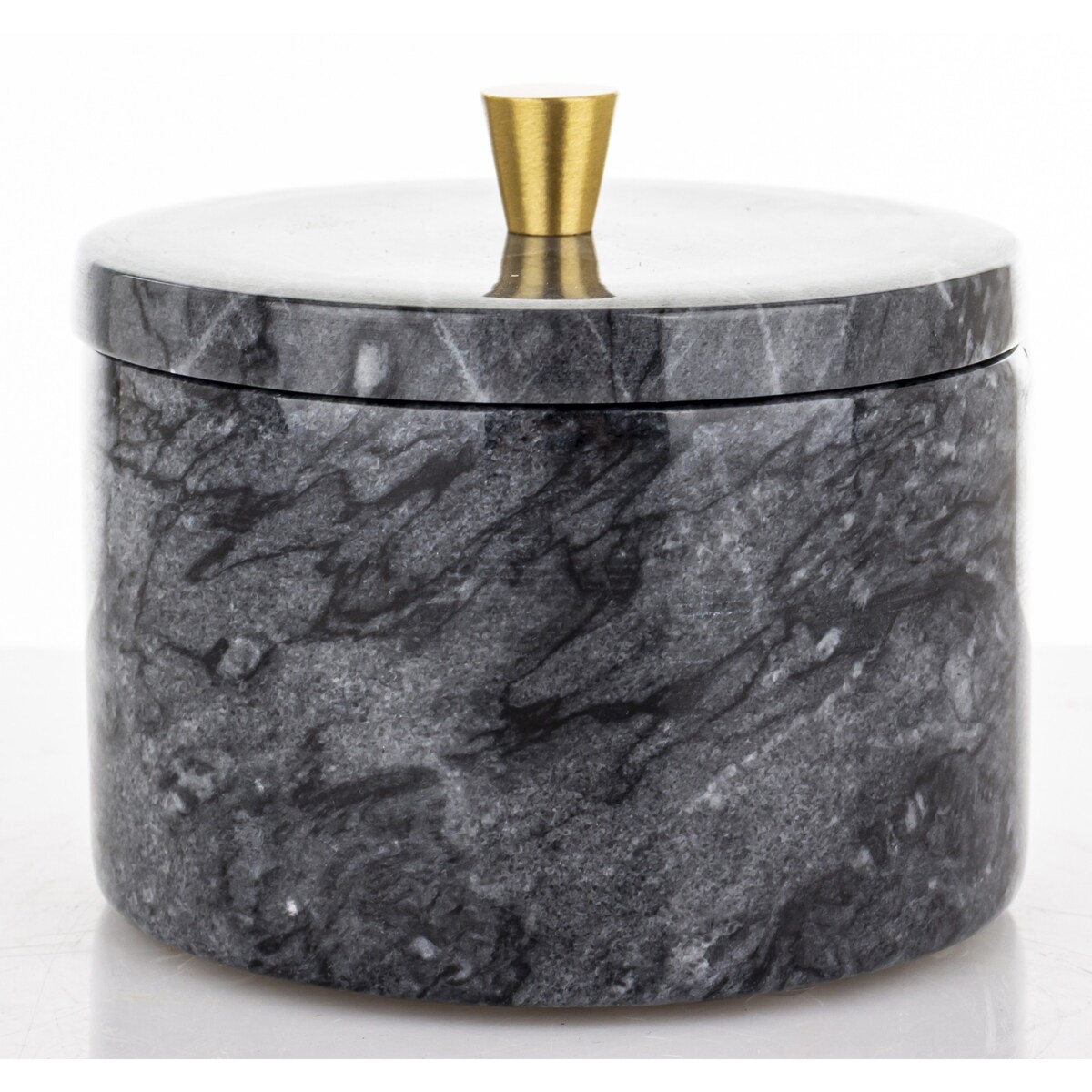 Okrągły pojemnik dekoracyjny 8,5x10x10 cm RAFI czarny