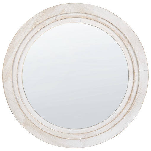 Lustro ścienne DELICIAS 60 cm 60 cm Złamana biel