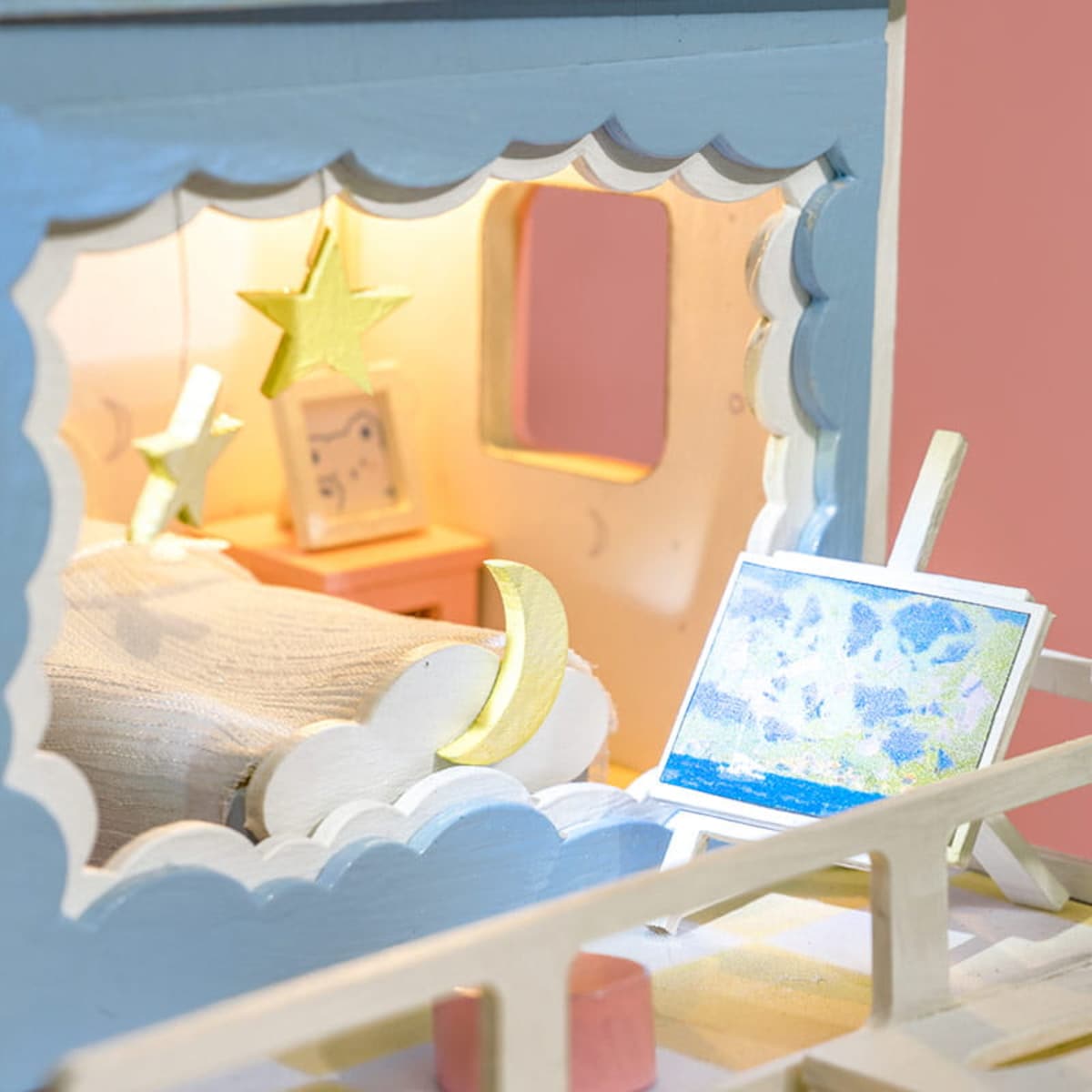 Miniaturowy domek - Wiosenne przebudzenie