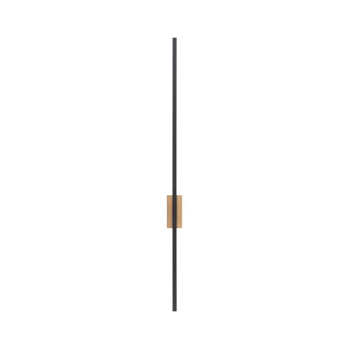 Kinkiet LED 21W FLASH WOOD SOSNA 108 cm TK Lighting czarny z drewnem 3000K ciepła biel 2584 lm