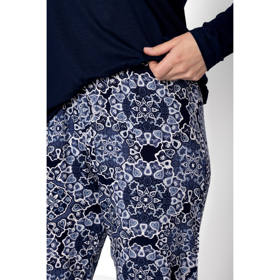 Piżama Moon Vibes Navy, M