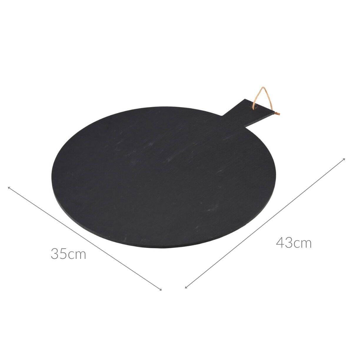 Deska do serwowania, łupek kamienny, 43 x 35 cm