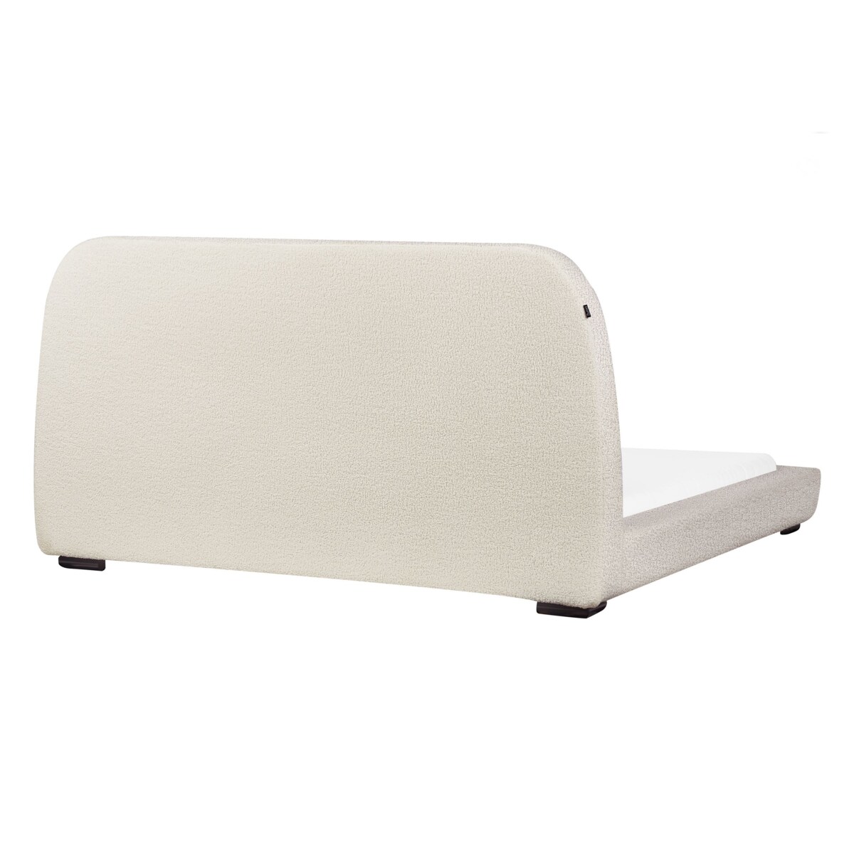 Łóżko wodne boucle 160 x 200 cm beżowe ROISEL