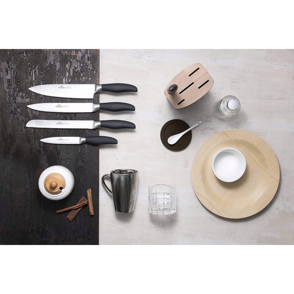 Gerlach Style 986 Nóż Santoku 7"