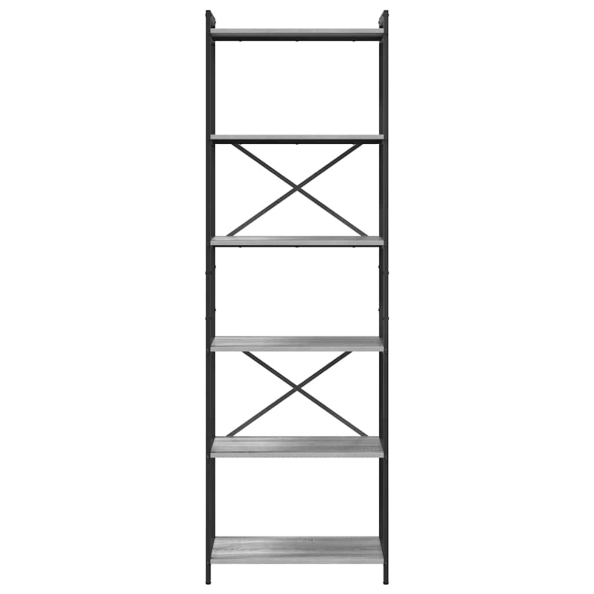 vidaXL Półka na książki Szary dąb sonoma 60 x 30 x 188 cm