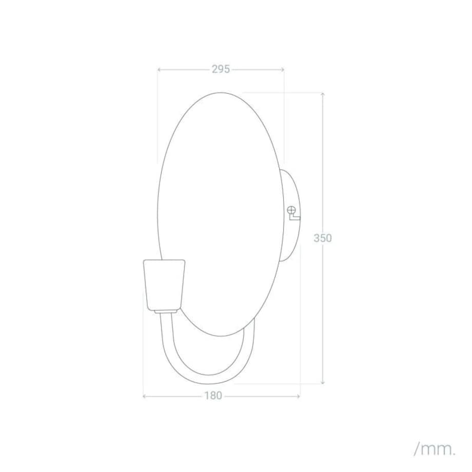 Lampa ścienna, kinkiet z metalu, stare złoto Anusha