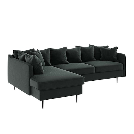 Esme Sofa narożna - ciemnoszara