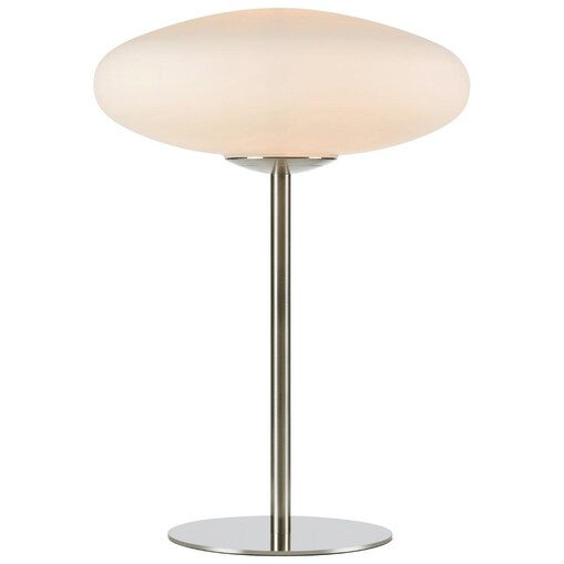 Lampka stołowa Locus 108439 Markslojd szklana owalna na biurko biała