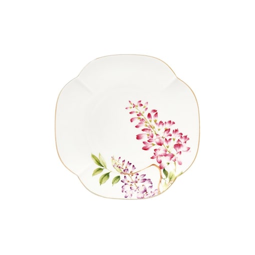 VILLA ITALIA Talerzyk deserowy porcelanowy 16,5 x 16,5 cm SENSUAL GARDEN