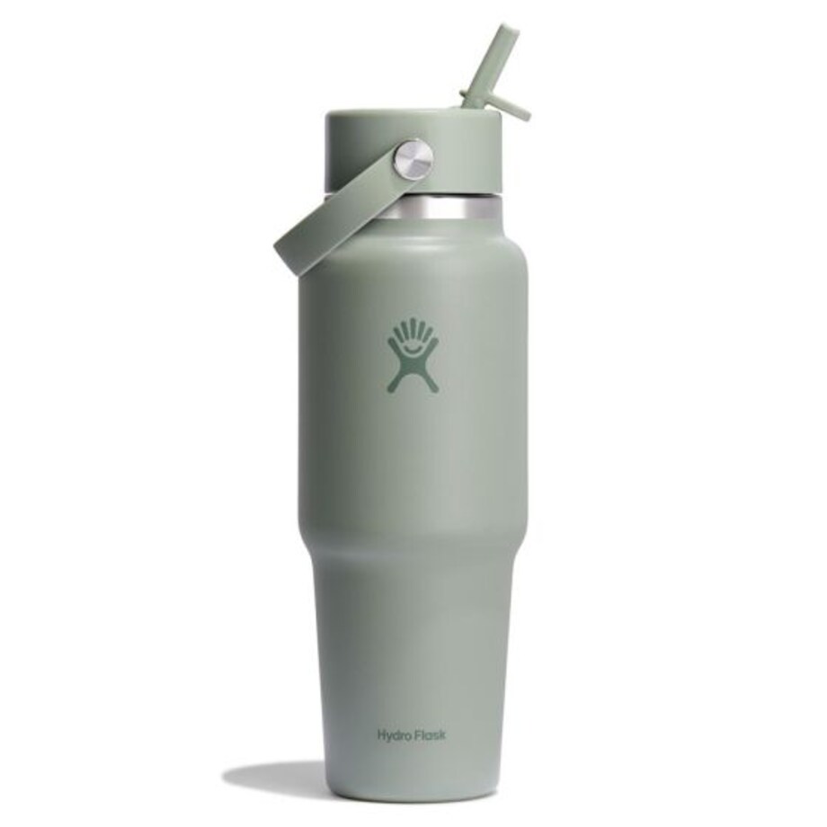 Butelka termiczna (946 ml) Wide Flex Straw Travel Bottle Agave Hydro Flask