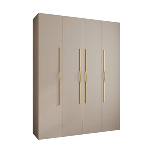 Szafa czterodrzwiowa Como 2 190 gł.40 kaszmir+złoty