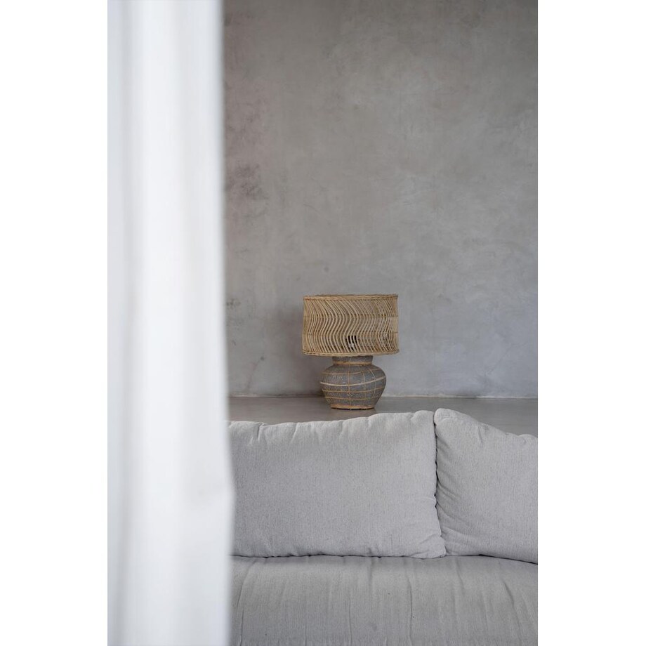 Lampa stołowa Kythira - Naturalna beton