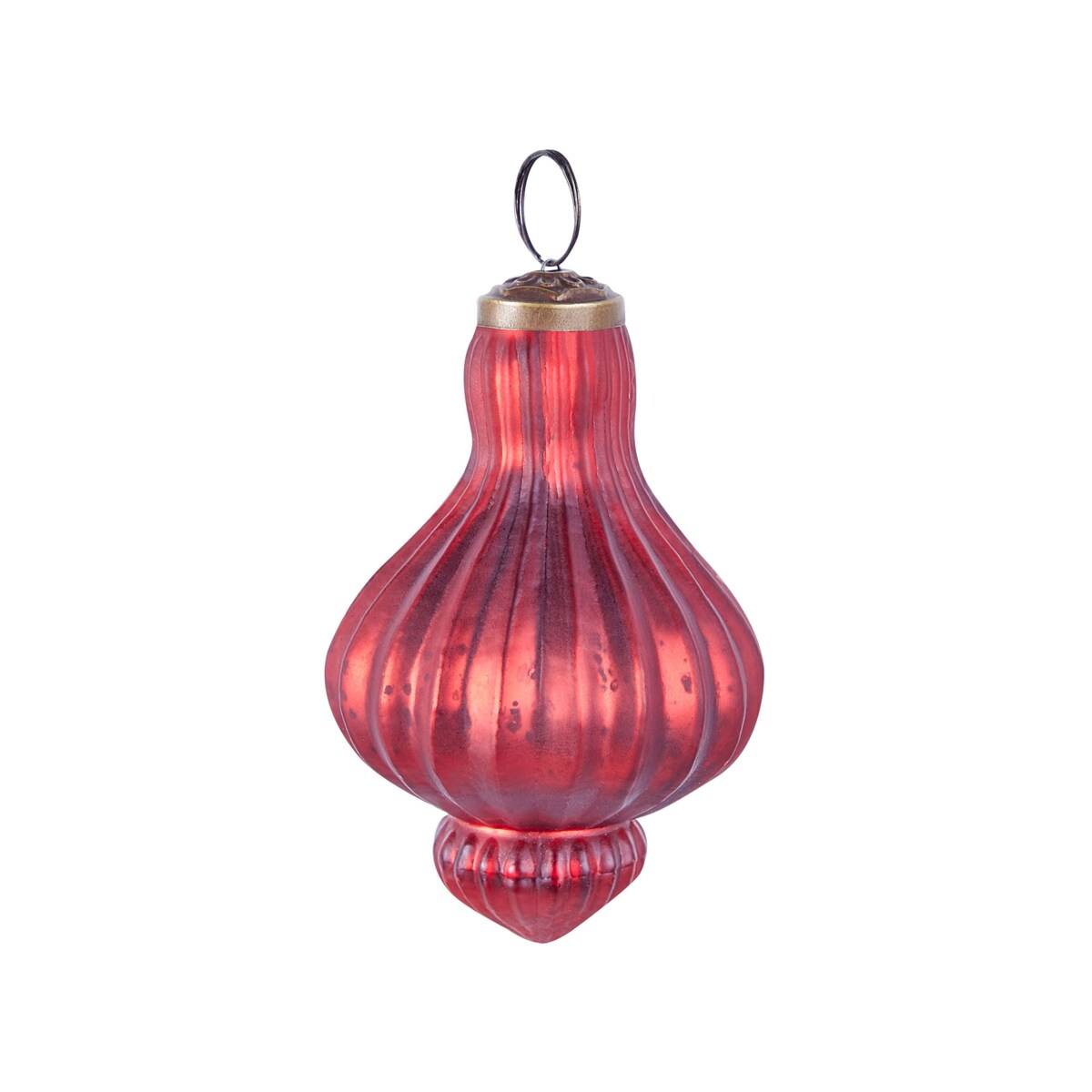 Zestaw 8 bombek BRILLANT Szkło Czerwony