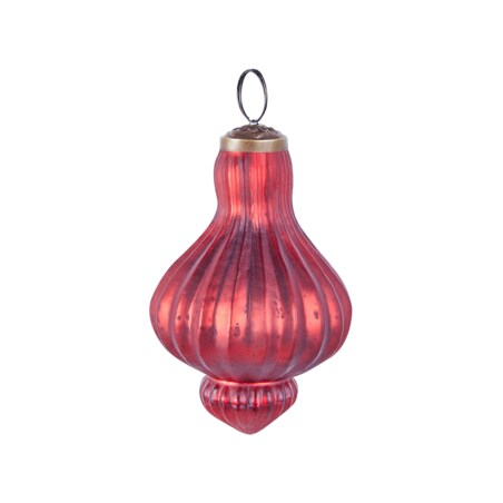 Zestaw 8 bombek BRILLANT Szkło Czerwony