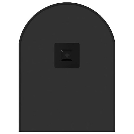 vidaXL Lustro ścienne, czarne, 60x25 cm, owalne