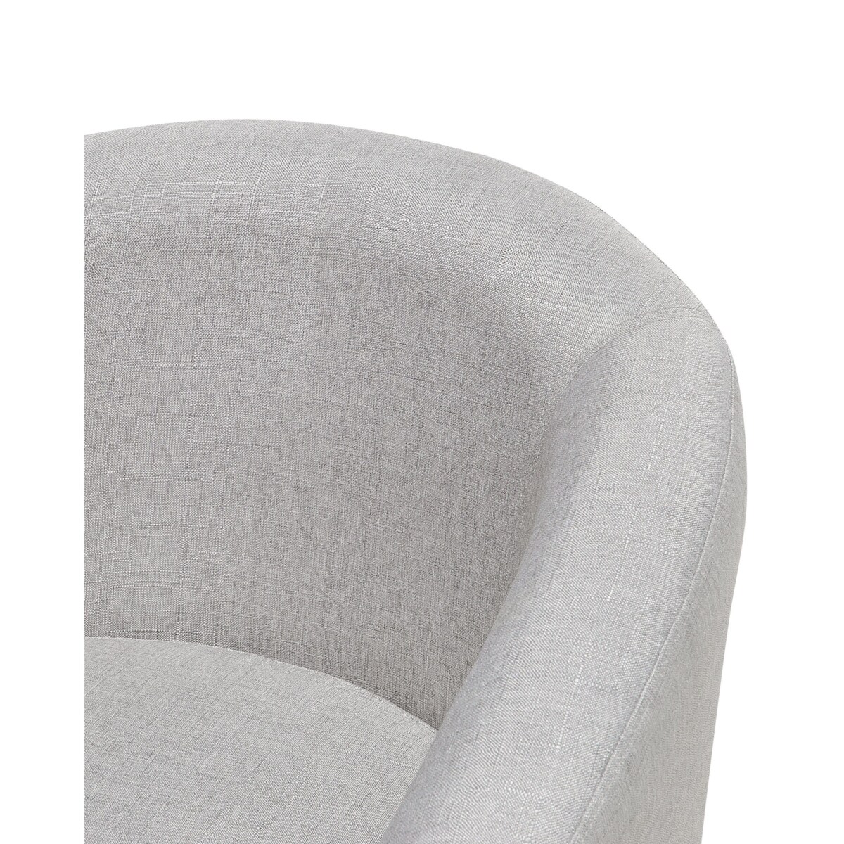 Fotel z podnóżkiem szary HOLDEN