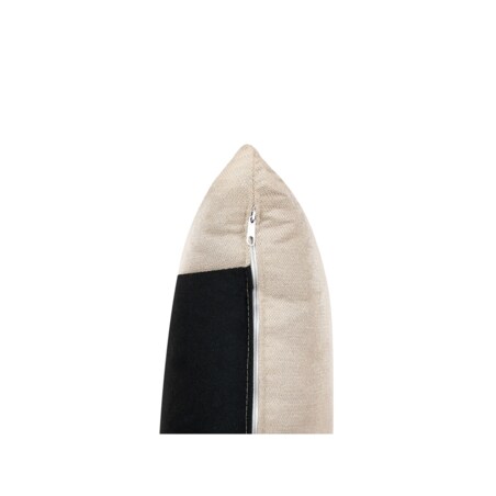 Sofa 3-osobowa welurowa beżowa MAURA