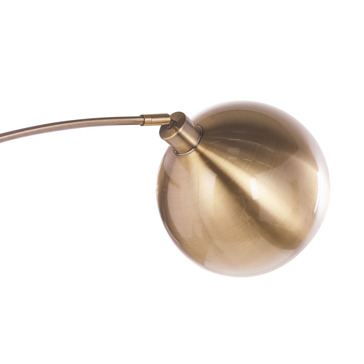 Lampa podłogowa metalowa mosiężna PAROO