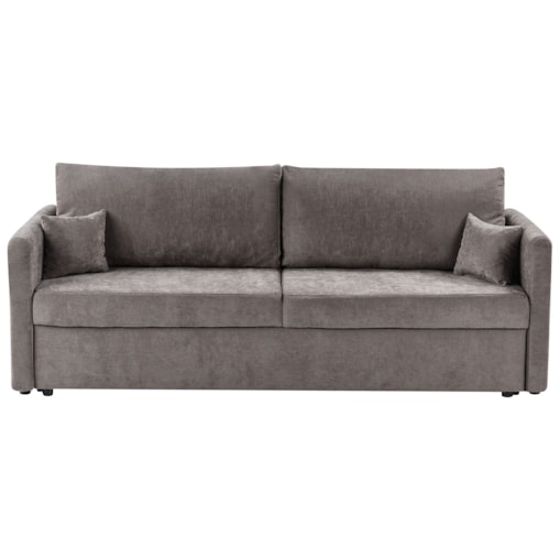 Sofa rozkładana BLEIK Beżowoszary Z miejscem do przechowywania