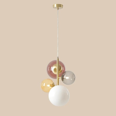 Nowoczesna lampa wisząca Bloom 1111L40 do jadalni multikolor