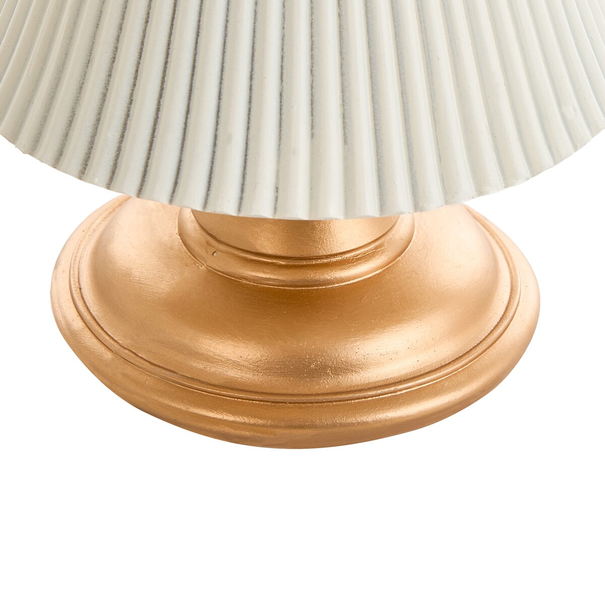 Zestaw 2 dekoracji świątecznych ASPO 32/41 cm Choinka Złamana biel/ złoty