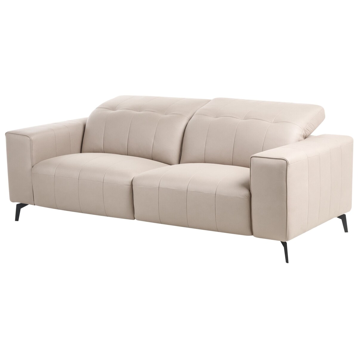 Komplet wypoczynkowy dla 6 osób OMMEL Ekoskóra Beżowoszary